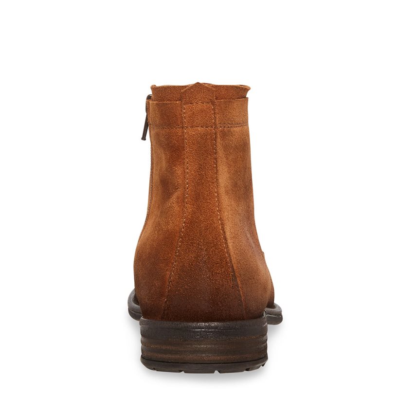 Botines Steve Madden Wells Gamuza Hombre Marrones | ES KHSE40